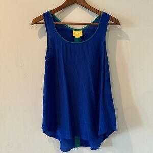 Anthropologie Maeve 100% Silk Sleeveless blouse size 6